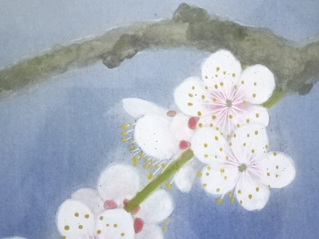 道具 ] - 道具 絵画 田村仁美筆 「早春」 肉筆額装 | ネットショップ圭